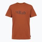Vyriški marškinėliai Rab Stance Logo red earth
