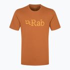 Vyriški marškinėliai Rab Stance Tech Sketch red earth
