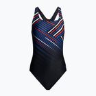 Speedo Digital Placement Medalist moteriškas vientisas maudymosi kostiumėlis juodas/raudonas 8-00305514839