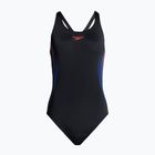 Speedo Placement Muscleback vientisas maudymosi kostiumėlis juodas 8-00305814836