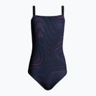 Speedo moteriškas vientisas maudymosi kostiumėlis AmberGlow Shaping violetinės ir tamsiai mėlynos spalvos 8-00306215153