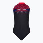 Speedo moteriškas vientisas maudymosi kostiumėlis Digital Placement Hydrasuit black-red 8-1244515213