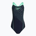 Speedo Medley Logo 1 Piece moteriškas maudymosi kostiumėlis navy/green