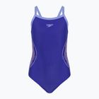 Vaikiškas vientisas plaukimo kostiumas Speedo Platisol Placement Thinstrap Muscleback true cobalt/curious blue