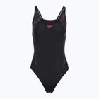 Moteriškas vientisas maudymosi kostiumėlis Speedo HyperBoom Splice Muscleback black/electric pink