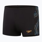 Vyriškos maudymosi trumpikės Speedo Tech Panel black/mandarin peel/dark teal