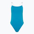 Moteriškas vientisas plaukimo kostiumas Speedo Solid Vback bolt/white