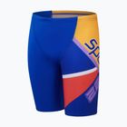 Vaikiški maudymosi šortai Speedo Placement V Cut Digital true cobalt/watermelon/sweep purple