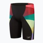 Vyriški maudymosi šortai Speedo Placement Digital V-Cut black/sweet purple/harlequin green/watermelon