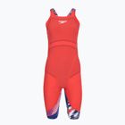 Plaukimo kostiumas Speedo Fastskin LZR Ignite Kneeskin flame red/bolt/white