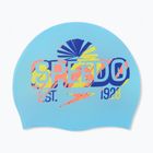 Vaikiška plaukimo kepuraitė Speedo Reversible Slogan picton blue/lemon drizzle/siren red