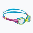 Vaikiški plaukimo akinia Speedo Biofuse 2.0 lemon drizzle/kiki pink/picton blue