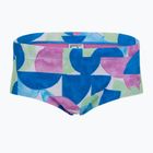 Vyriškos plaukimo trumpikės Speedo 13.5 cm Allover Training Club Brief punch blue/kiki pink