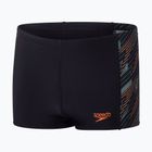 Vaikiškos plaukimo trumpikės Speedo HyperBoom Panel Aquashort black/country green/nectarine