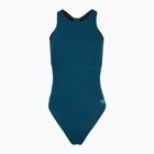 Moteriškas vientisas maudymosi kostiumėlis Speedo Racer Zip with Built in Swim Bra dark teal