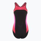 Moteriškas vientisas plaukimo kostiumas Speedo High Neck Splice Cross Back raspberry fill
