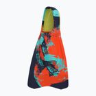 Plaukimo pelekai Speedo Medium Blade peacoat/volcanic orange/arctic glass