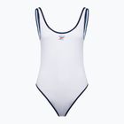 Moteriškas vientisas plaukimo kostiumėlis Speedo Solid Bound Scoop white
