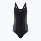 Vientisas plaukimo kostiumas Speedo Placement Muscleback hyper yellow