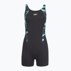 Moteriškas vientisas maudymosi kostiumėlis Speedo HyperBoom Splice Legsuit dark teal