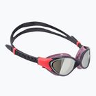 Moteriški plaukimo akiniai Speedo Biofuse 2.0 Mirror vintage fog / steel / silver mirror