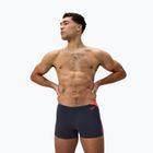 Vyriškos plaukimo trumpikės Speedo Hyper Boom Splice pilka lead/neon koralas