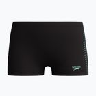 Vaikiškos plaukimo trumpikės Speedo Plastisol Placement Aquashort black/alfalfa green