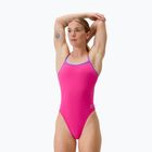 Moteriškas vientisas plaukimo kostiumas Speedo FL Solid Tri Back flare pink/indigo glow
