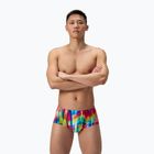 Vyriškos plaukimo trumpikės Speedo Printed 13.5 cm Brief prismatic paradise/ruby