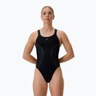 Moteriškas vientisas plaukimo kostiumėlis Speedo Printed Performance Back black
