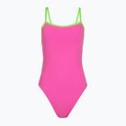 Moteriškas vientisas plaukimo kostiumėlis Speedo Solid Tri neon flamingo