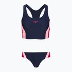 Moteriškas vientisas maudymosi kostiumėlis Speedo Colourblock Splice 2.0 peacoat/pink