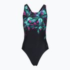Moteriškas vientisas maudymosi kostiumėlis Speedo FL Placement Printed Powerback firework burst/black