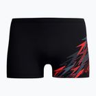 Vyriškos maudymosi trumpikės Speedo Medley Logo Aquashort anthracite/hrr