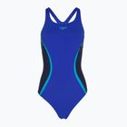 Moteriškas vientisas maudymosi kostiumėlis Speedo Solid Splice Medalist sapphire/peacoat