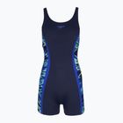 Moteriškas vientisas maudymosi kostiumėlis Speedo Hyperboom Splice Muscleback Legsuit peacoat/sapphire