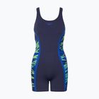 Moteriškas vientisas maudymosi kostiumėlis Speedo Hyperboom Splice Muscleback Legsuit peacoat/sapphire