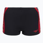 Maudymosi trumpikės Speedo Hyperboom Splice Aquashort anthracite/high risk red