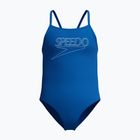 Vaikiškas vientisas plaukimo kostiumėlis Speedo Endurance+ Logo Thinstrap Turkish Sea