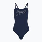 Vaikiškas vientisas maudymosi kostiumėlis Speedo Endurance+ Logo Thinstrap peacoat