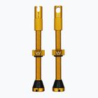 Vožtuvų komplektas presta Peaty's X Chris King MK2 Tubeless Valves 60 mm gold
