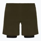 Vyriški treniruočių šortai FUMETSU Origins Dual Layer khaki