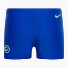 Nike daugiafunkciniai logotipai su kvadratinėmis kojomis, mėlynos spalvos, vaikiški maudymosi bokseriai NESSD042-494