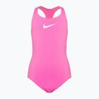 Nike Essential Racerback vaikiškas vientisas maudymosi kostiumėlis rožinės spalvos NESSB711-670