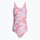 Moteriškas vientisas plaukimo kostiumas Nike Hydrastrong Multi Print Fastback warm multi
