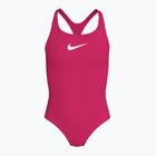 Vaikiškas vientisas maudymosi kostiumėlis Nike Essential Racerback rush pink
