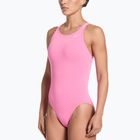 Moteriškas vientisas maudymosi kostiumėlis Nike Hydrastrong Solid pink glow