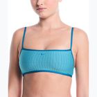 Maudymosi kostiumėlio viršus Nike Ripple Texture Bralette Classic Bikini bleached turquoise