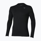 Vyriški bėgimo marškinėliai su ilgomis rankovėmis Mizuno Tech Thermal Charge Breath Thermo Long Sleeve Tee black