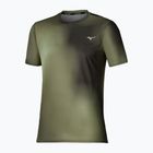 Vyriški bėgimo marškinėliai Mizuno Core Graphic Short Sleeve forest night